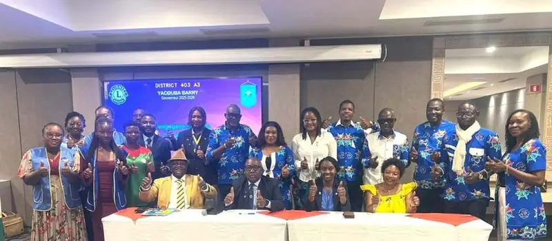 Réunion de cabinet – Gouverneur District 403 A3 Yacouba Barry 2025-2026